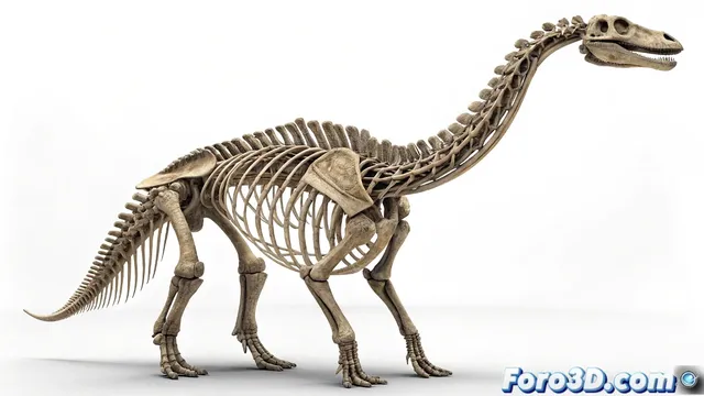 Reescritura de la evolución del cuello de saurópodos mediante fósiles: modelado arquitectónico en ArchiCAD
