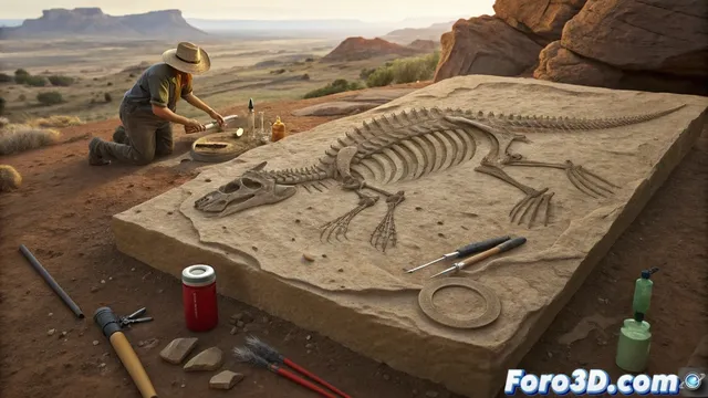 Dinosaurio acorazado australiano recreacion en zbrush