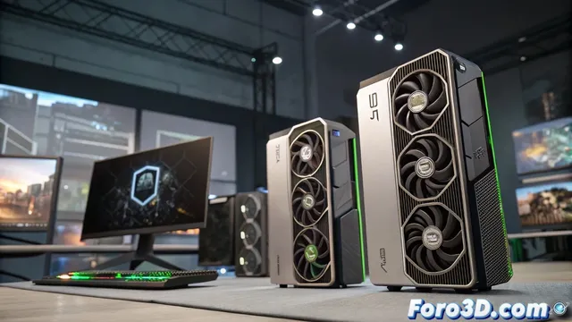 NVIDIA GeForce RTX 50 con PCIe 5.0 y GDDR7 para creación 3D profesional