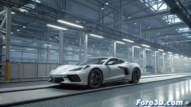 General Motors revoluciona el Chevrolet Corvette C8 con impresión 3D