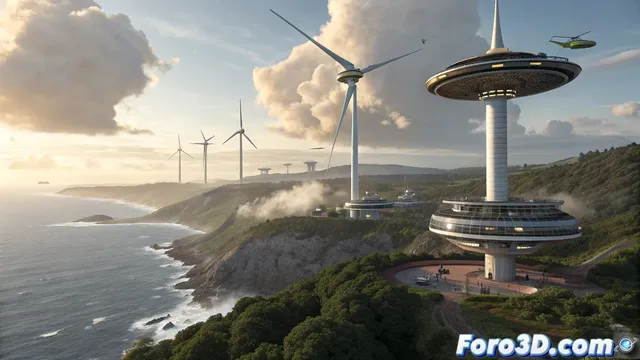 Crear turbinas eolicas voladoras en iClone con animacion en tiempo real