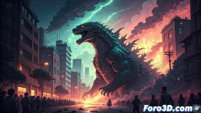 Godzilla: los monstruos y la humanidad - terror kaiju por Tieri y Miranda