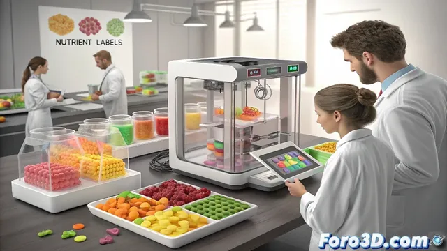 Crean gominolas impresas en 3D enriquecidas con vitaminas para combatir carencias nutricionales