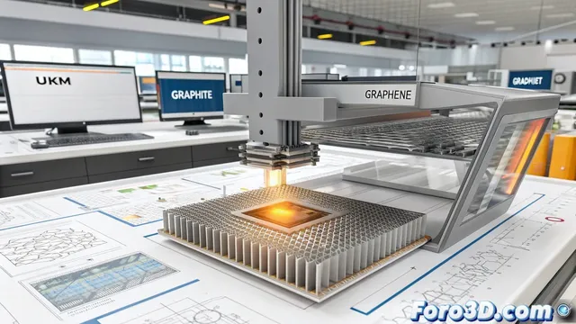Graphjet Technology y UKM desarrollan disipadores de calor con grafeno mediante fabricacion aditiva