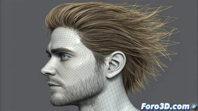 Soluciones para problemas de colisión con splines en Hair and Fur de 3ds Max