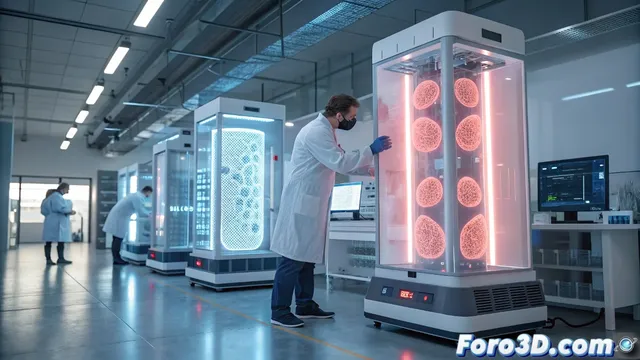 Revolución médica: Órganos respiratorios impresos en 3D que cobran vida