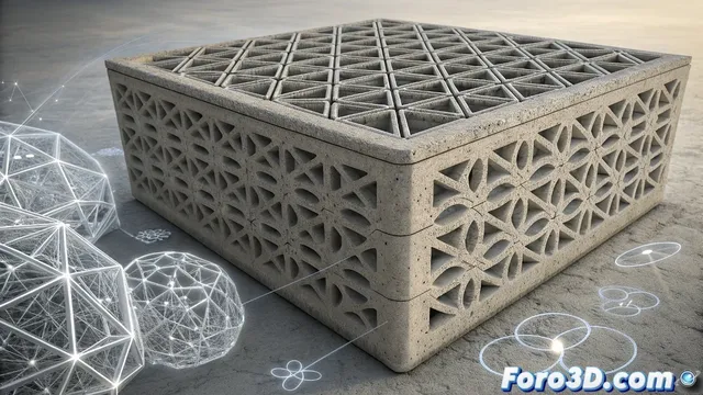 El hormigón que cambiará la construcción está impreso en 3D y captura un 142% más de carbono