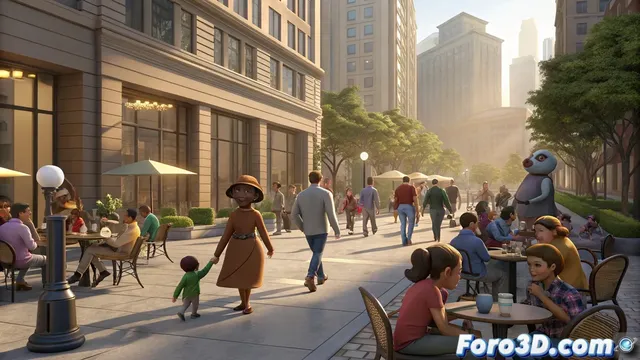 iCrowds: Multitudes animadas con comportamientos autónomos para Blender