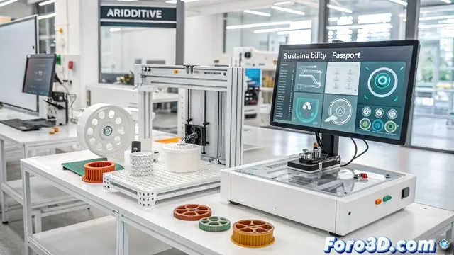 Impresión 3D con huella digital con historia ecológica