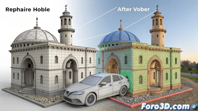 Meshmixer y su función inspector: reparación automática de modelos 3D