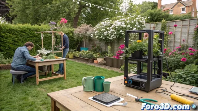 Jardineros con impresora 3D para espacios verdes perfectos