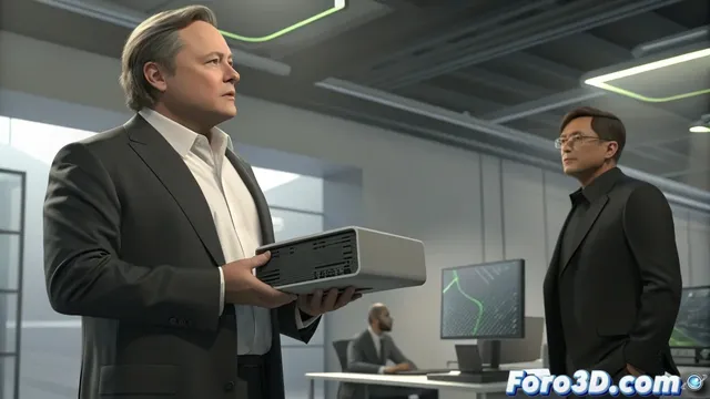 Jensen Huang entrega personalmente DGX Spark Mini PCs a Elon Musk y Sam Altman por separado