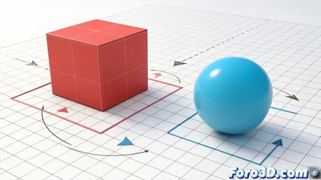 Crear jerarquías con Parent en Maya entre caja y esfera