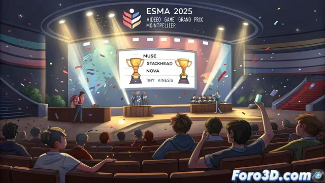 Gran Premio de Videojuegos ESMA 2025 celebrado en Montpellier
