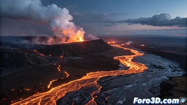 Kilauea inicia su trigésimo sexto episodio eruptivo con espectacular despliegue de lava