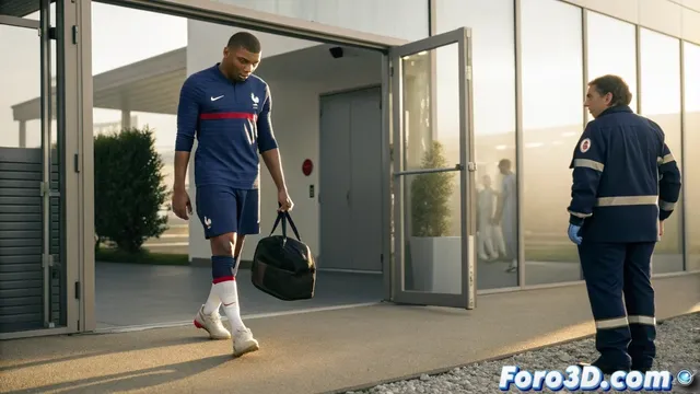 Kylian Mbappé abandona la concentración de Francia por molestias en el tobillo
