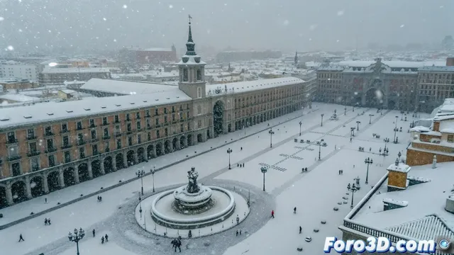La agencia estatal de meteorología activa alertas por la llegada de una masa de aire ártico a Madrid