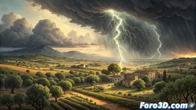 Alerta meteorológica por tren de borrascas en el suroeste peninsular