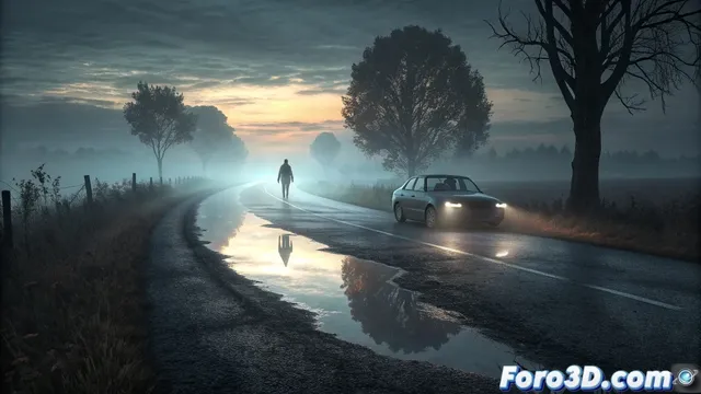 La autopista del espejo: mitología moderna y su representación en 3D