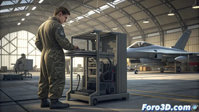 La RAF en Coningsby revoluciona el mantenimiento con fabricación aditiva 3D