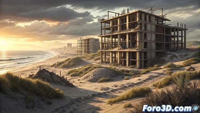 La cárcel de arena: esqueletos de hormigón que testimonian la burbuja inmobiliaria española