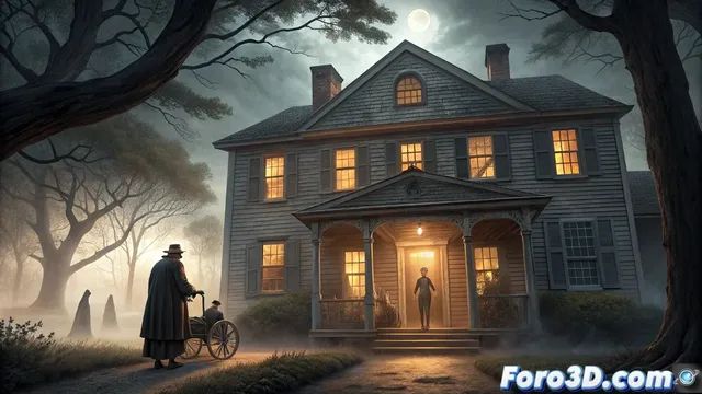 La leyenda de la casa del tiempo detenido: recreación en Blender