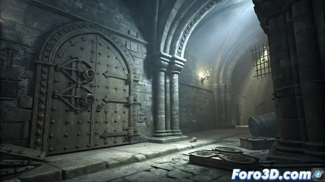 La cripta imposible de la Catedral de Cuenca y su recreación en Blender