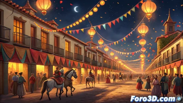 Feria de San Lucas en Jaén: Capturando la esfera feriante con GIMP