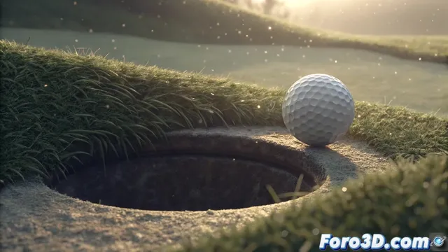 La física detrás de la bola que gira en el borde del hoyo de golf