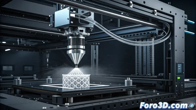 Impresión 3D con boquillas multiplexadas para múltiples materiales simultáneos