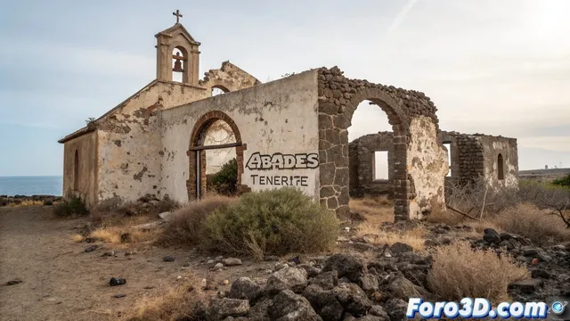 Leprosería de Abades: Recreación 3D del abandonado hospital de Tenerife