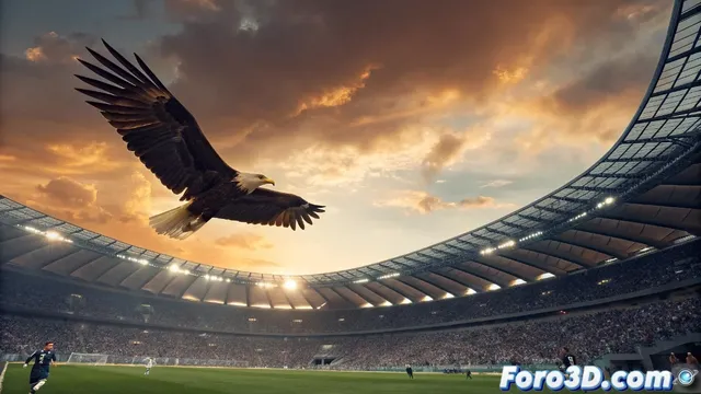 La Lazio renueva su tradición del águila con nuevo ejemplar en entrenamiento