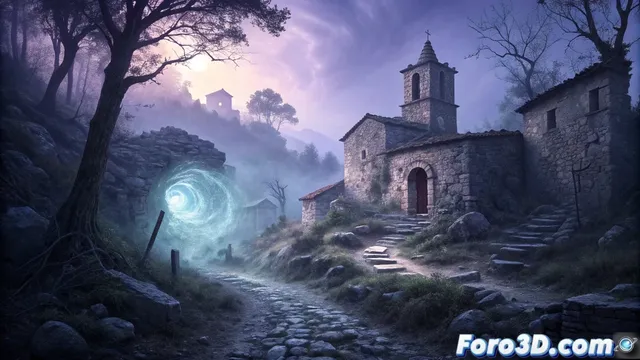 La Mussara: recreación del pueblo fantasma en Houdini