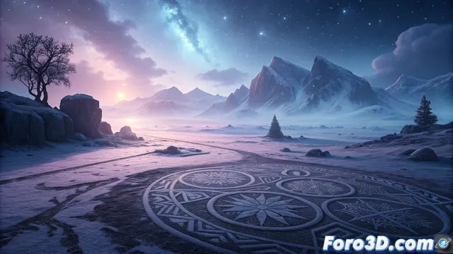 La leyenda ártica de la nieve que no cae y su procesamiento en RawTherapee