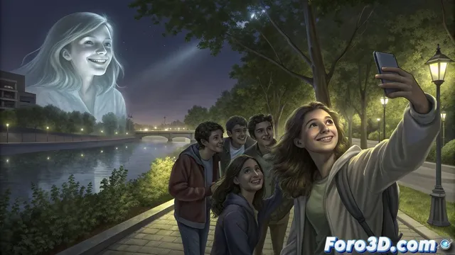 El misterio de la niña fantasma en las fotos de Madrid Río