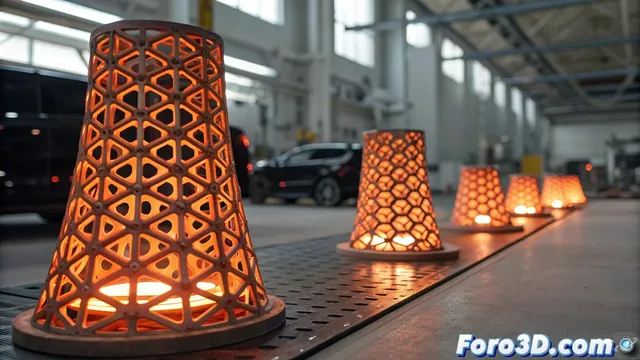 Estructuras reticulares en impresión 3D: Revolución en diseño de componentes ligeros