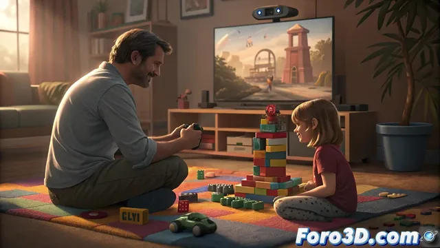 Videojuego interactivo que usa piezas de Lego físicas