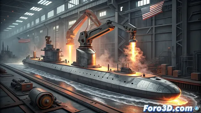 Lincoln Electric revoluciona la fabricación de submarinos nucleares con impresión 3D metálica