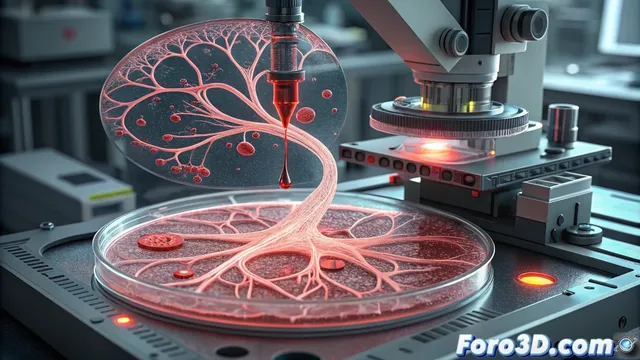 Logro Vasco en la bioimpresión 3D de vasos sanguíneos en medicina regenerativa