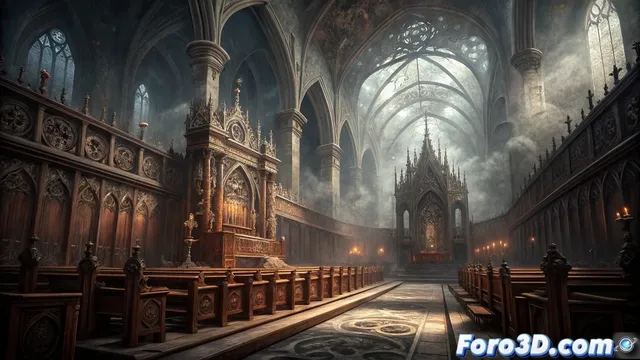 Los susurros misteriosos del coro de la Catedral de Cuenca y su recreacion en Blender