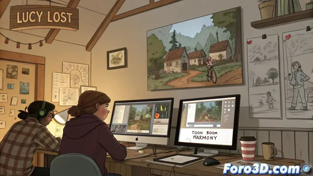 Lucy Lost reinventa la animación tradicional con un estilo pictórico único