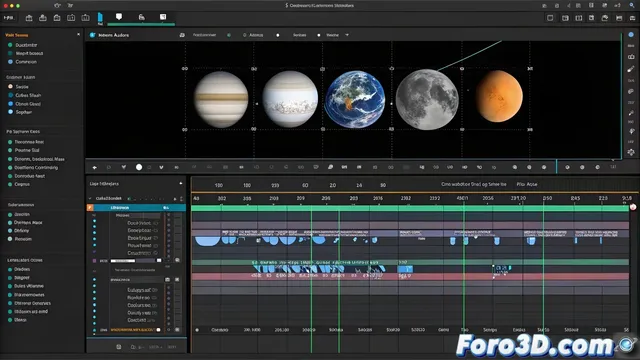 Creacion de un documental sobre el descubrimiento de una luna en Urano con Adobe Premiere