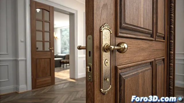 Cómo vincular accesorios al animar puertas en 3ds Max