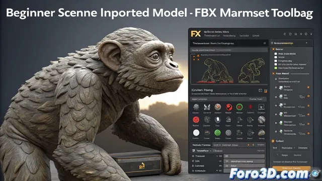 Solucionar problemas de materiales al exportar de ZBrush a Marmoset Toolbag