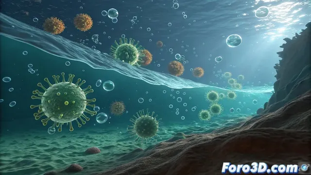 Microbios limpiadores de agua: de la ciencia a la simulación 3D