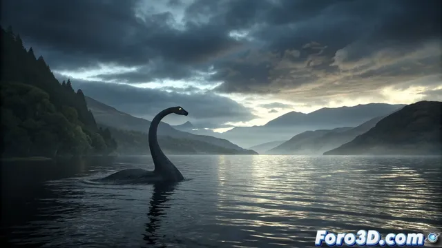 Animando la leyenda del lago ness con maya: guía del misterio de nessie