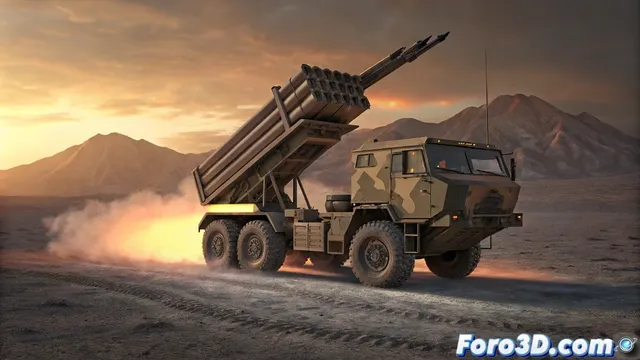 Himars: sistema de artillería móvil y su modelado 3D