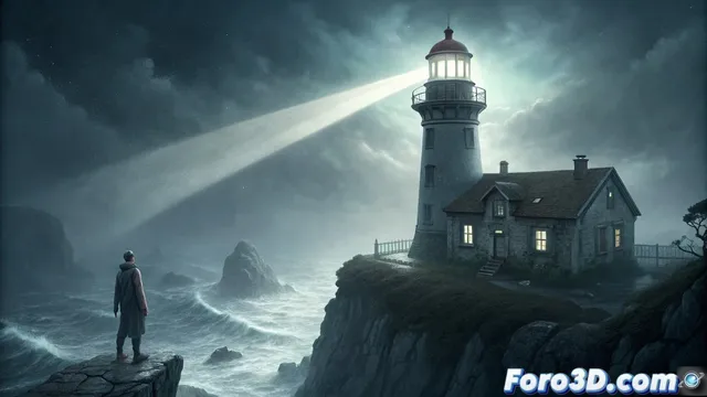 La leyenda del farero solitario y su representación en modelado paramétrico