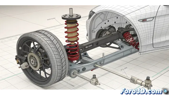 Modelado de una suspension de formula 1 en Rhino tras el abandono de Alonso