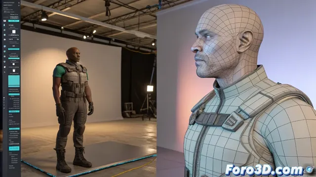 Flujo profesional con modelos proxy y planificación por planos en animación 3D